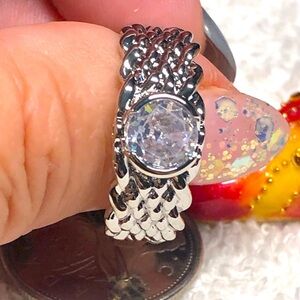 💎💍Sterling silver solitaire ring NWOT
